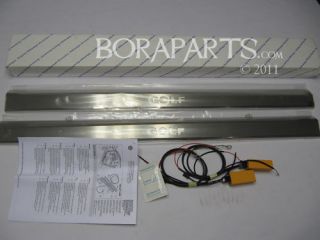 VW OEM Votex Golf Illuminated Stainless Door Sill 2DR