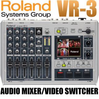 Roland Edirol VR 3 USB 4 Channel Audio Video Mixer Switcher FREE 2 DAY 