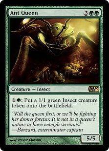 Ant Queen X1 FINE PLAYED M10 MTG Magic Cards Green Rare Token