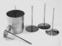Seamless Metal Votive Candle Molds & Wick Pins #12