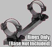 NEW Leupold Quick Release 1 Rings Scope Mount Rings Low Silver 49972