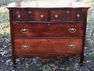 Victorian Antique Dresser Chest of Drawers CommodeFig​ured Maple 