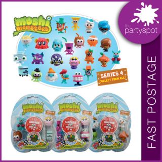 MOSHI MONSTERS   MOSHLINGS FIGURES Series 4 Blister Pack *CHOOSE YOUR 