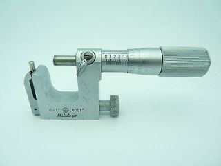 Mitutoyo 0 1 (.0001) No. 117 107 Uni Micrometer Multi Anvil