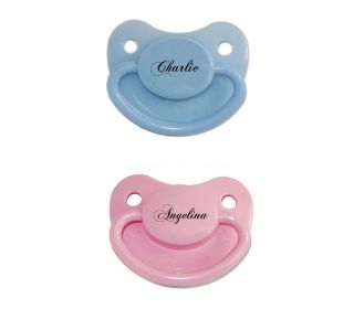 Personalised Dummy, Pacifier, Soother   Baby shower Gift   Baby`s name