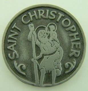   Christopher Travel Keepsake Catholic Devotion Prayer Coin Token Medal