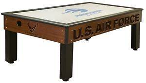 United States Air Force Air Hockey Table   Traditional Mahogany