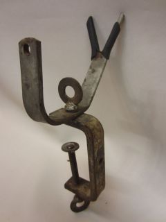 Fly Fishing or Rod building Vintage Fly tying table top Tool clamp