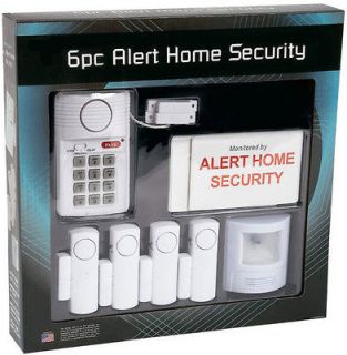 Wireless Home Security 6 pc. Alert System Alarm Door Window Motion 