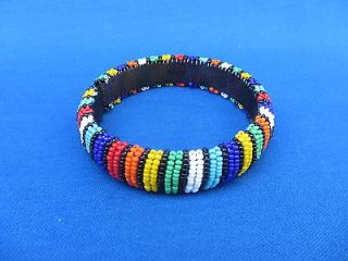 FAIR TRADE South African Ethnic Jewelry ZULU BEADED Bracelet Art F