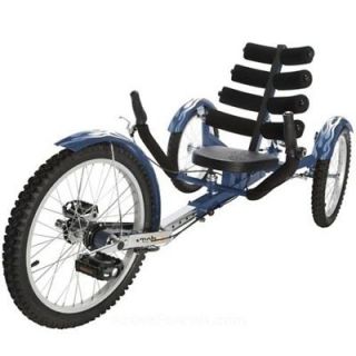 Mobo Shift 20 3 WHEEL Trike Tricycle RECUMBENT Blue