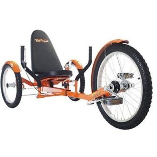 Mobo TriTon 20 3 WHEEL Trike Tricycle RECUMBENT Orange