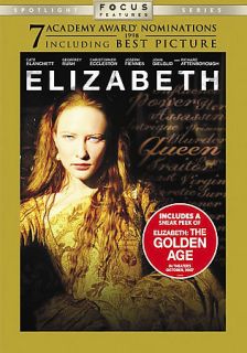 Elizabeth DVD, 2007, Widescreen