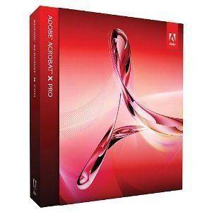 Adobe Acrobat x pro v10 Full Retail Version for Windows 32/64 Boxed 