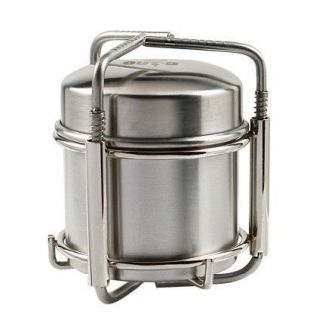 Free Shiping Stainless Steel Alcohol Stove Camping Stove 247g B 1