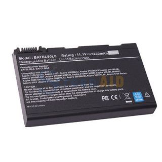 New 6 Cells Battery for Acer Aspire 3100 3690 5100 5610 5630 5680 9110 