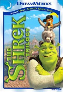 The Shrek Trilogy DVD, 2010, 3 Disc Set, P S