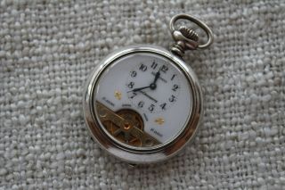   CROISETTE 8 Days Swiss Pocket Watch MINT 1910s EXTREMELY RARE ALNOS