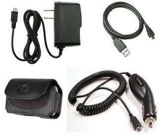 For US Celular Motorola GRASP USB+Case+Car+H​ome Charger