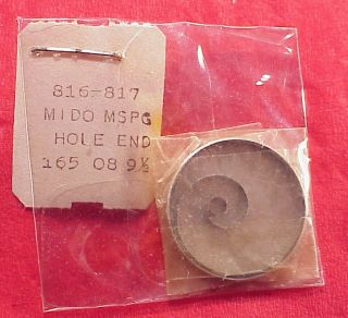 Vintage MIdo Wrist Watch Multifort MAINSPRING Mido 3 PIECES Caliber 