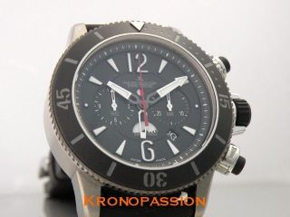 NEW Jaeger LeCoultre Master Compressor Diving GMT Chronograph Watch 