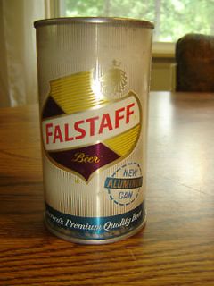 Vintage Rare Version Falstaff Fan Tab Beer Can