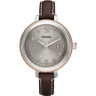 Fossil Bridgette Leather Watch AM4304