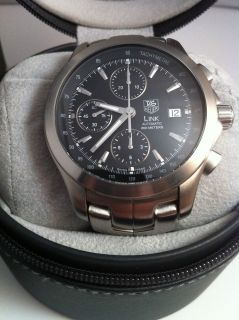 Tag Heuer Link Chronograph 200M Automatic Watch CJF2110 Excellent 
