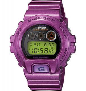   New Casio G Shock DW6900NB 4 Purple Resin Quartz Watch with Black Dial