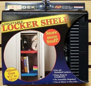 Adjustable Expandable Locker Shelf black ~ NEW