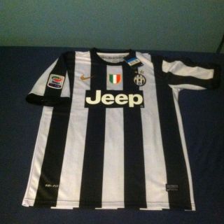 Juventus Home Soccer Jersey 12 13. Vidal/ Chile/ Italy.