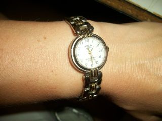 Womens Acqua Indiglo Water Resistant Watch, Works great