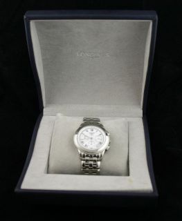 ESTATE FIND Longines Flagship Automatic Chronograph Wristwatch w/Box 