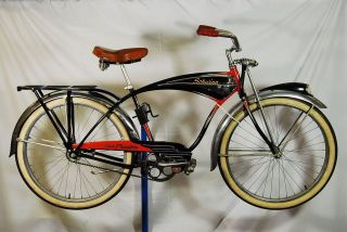Vintage 1954 Schwinn Phantom Bicycle original bike heavyweight balloon 