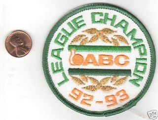abc bowling patches champion in Patches
