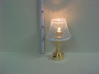 Battery Operated Sparkling Table Lamp T4S Dollhouse Mini