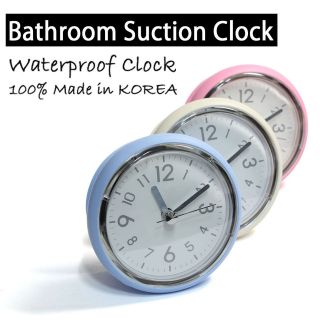   Wall Clock Suction wall clock Shower room clock Waterproof Wall Clock