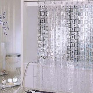 clear shower curtain in Shower Curtains