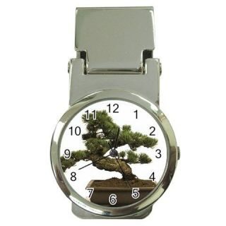 Bonsai Tree Metal chrome Money Clip Watch NEW FASHION HOT Gift