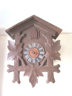German Oak Case Cuckoo Clock Spare/Repair 10H 8W 5D