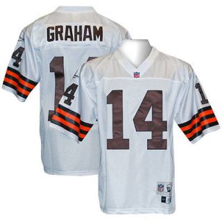 CLEVELAND BROWNS Otto Graham THROWBACK RBK White Jersey M