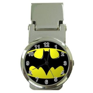 BATMAN LOGO Money Clip Wrist Watch Gift