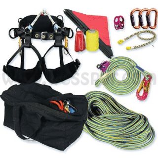 Tree Climbing Rope Kit,Deluxe Kit for Climbers,Saddl​e,150 Rope 