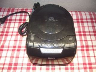 RCA AM/FM CLOCK RADIO WITH CD PLAYER #RP5605 A GOOD CONDITION