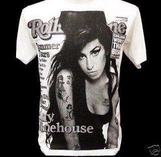 Amy Winehouse R.I.P UK BritPop Retro Punk Rock T Shirt XL