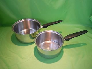 Regal Regalware 3 Ply Stainless Steel Sauce Pans 18 8 8 8