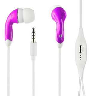   5MM STERO HEADSET W/ MIC FOR HTC PHONES PINK IN EAR HEADPHONE REIKO