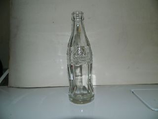 Original Vintage Canadian Clear Glass 6oz Coca Cola Bottle