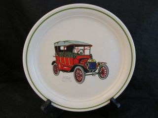   Brendan Erin Stone Pottery 1914 Ford Model T Car Collector Plate