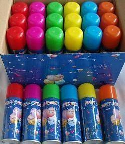 18 can of Silly Party String Streamer Shoot & Spray New Year Eve Rave 